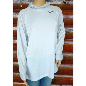 Nike Dri Fit Long Sleeve Hoodie Top